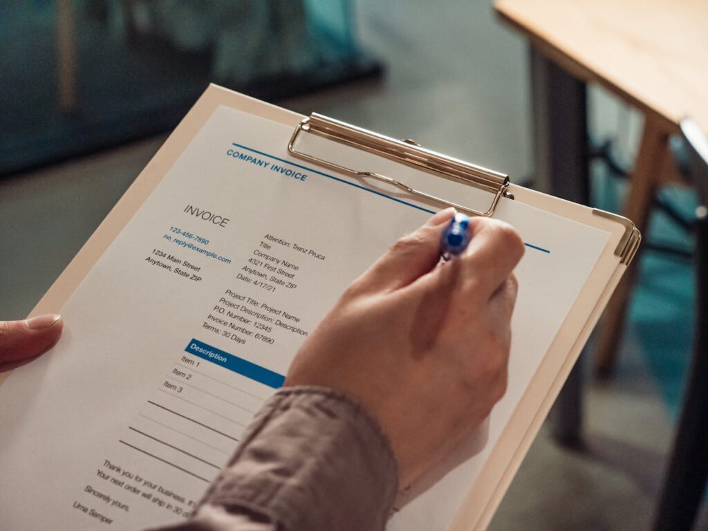 Fee Disclosure in Writing