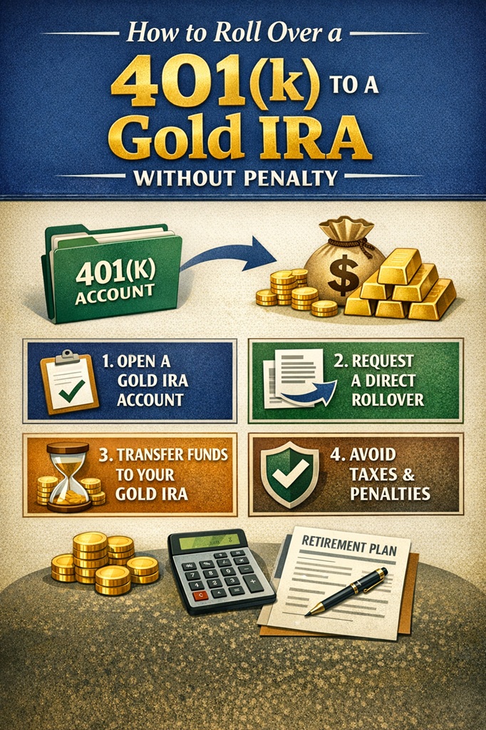 How to Roll Over a 401(k) to a Gold IRA Without Penalty